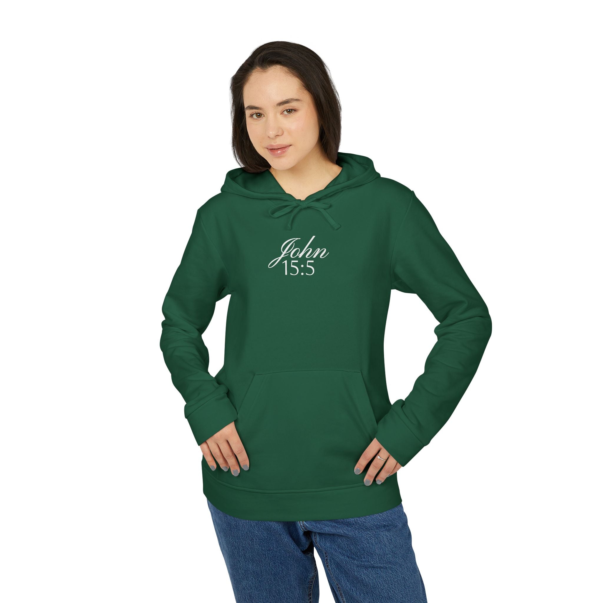 John 15:5' Hoodie — Adidas Fleece Pullover
