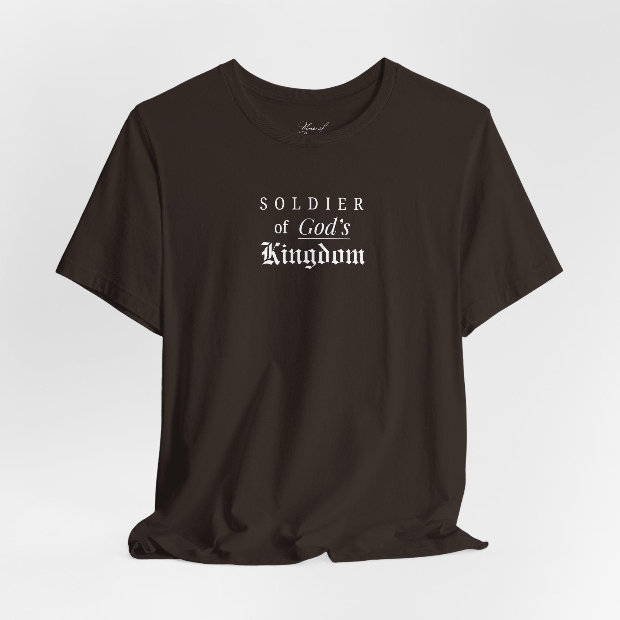 Soldier of God's Kingdom T-Shirt | Christian Faith