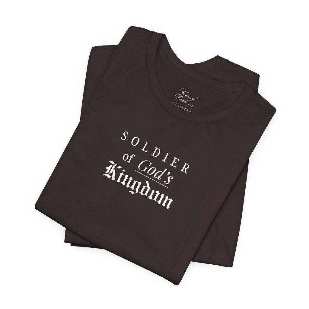 Soldier of God's Kingdom T-Shirt | Christian Faith