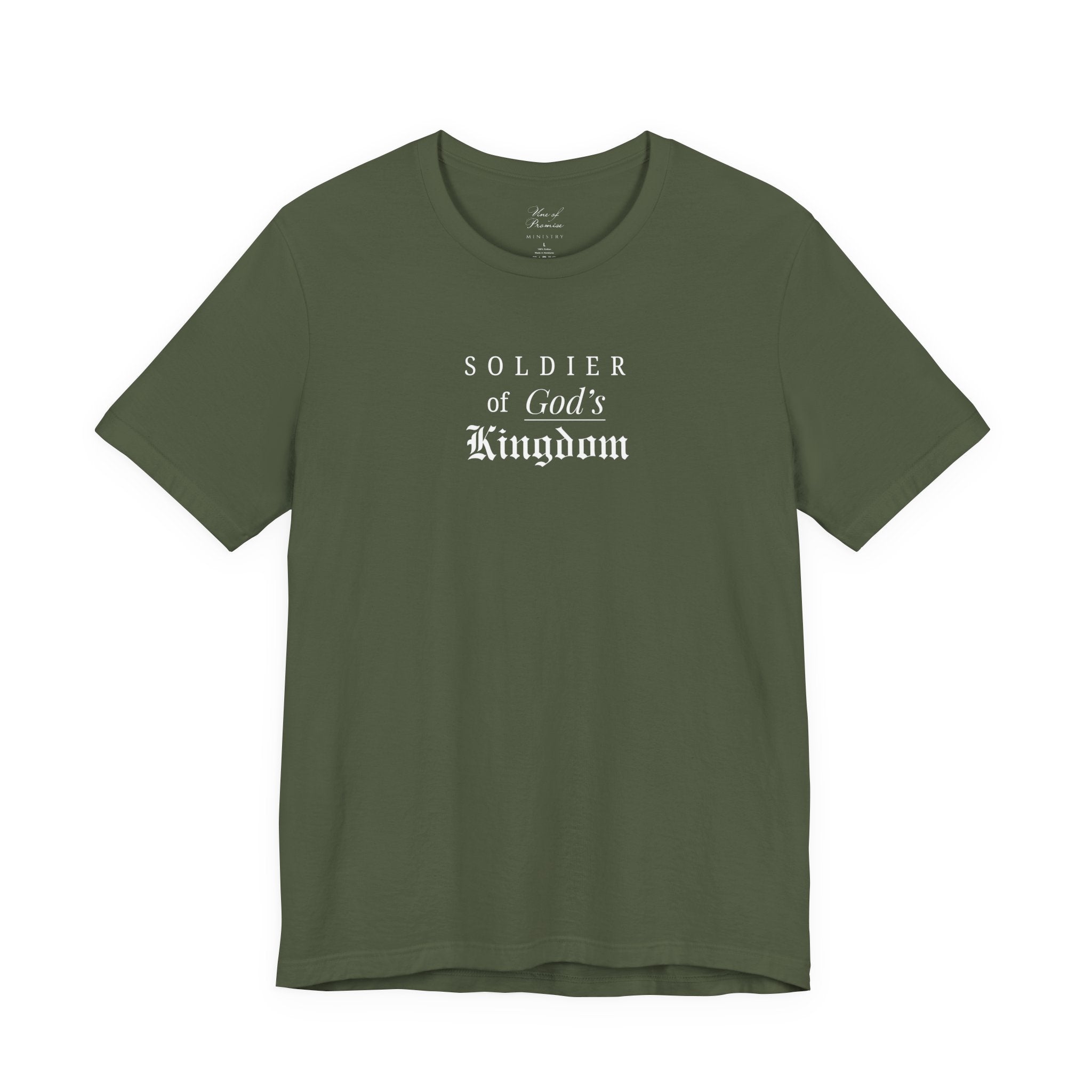 Soldier of God's Kingdom T-Shirt | Christian Faith