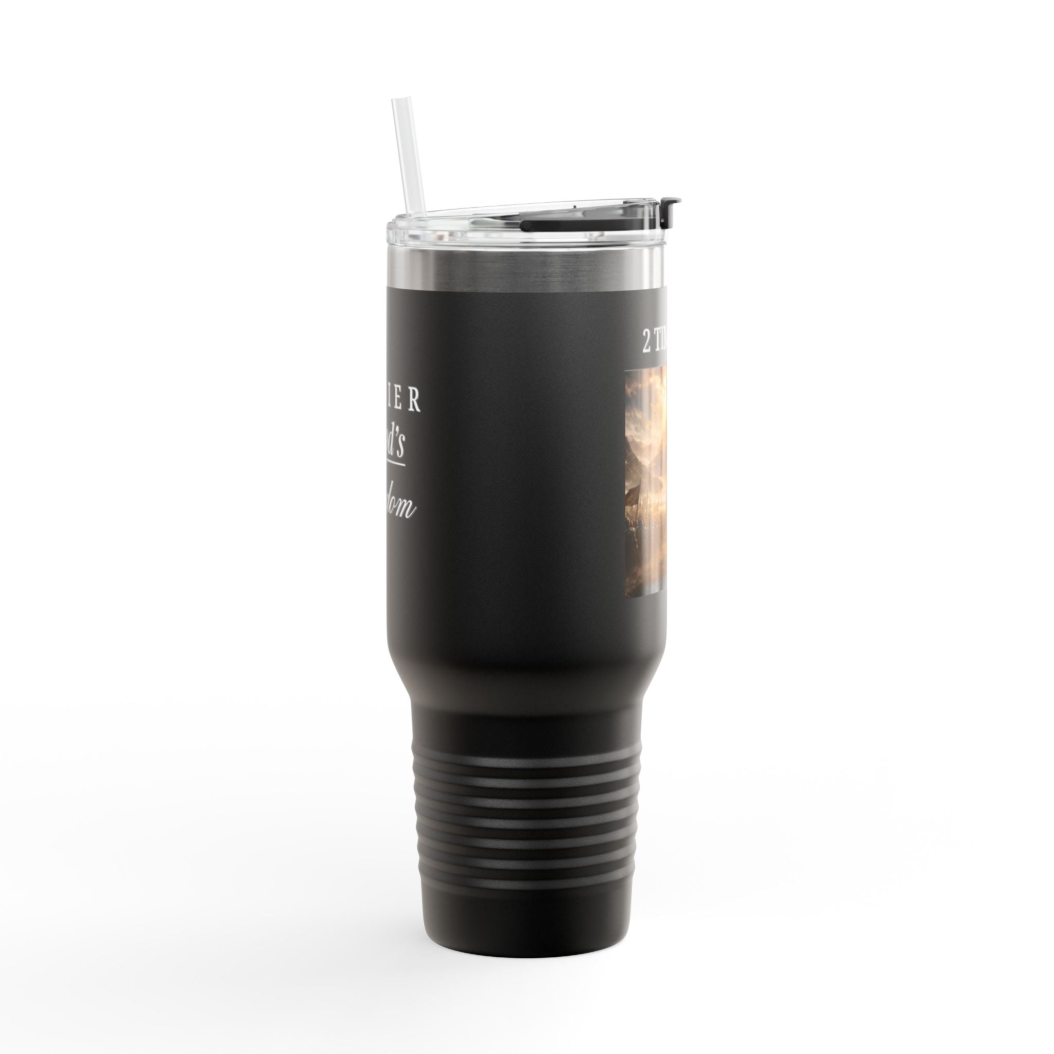 2 Timothy 2 40oz Travel Mug | Christian Faith Tumbler