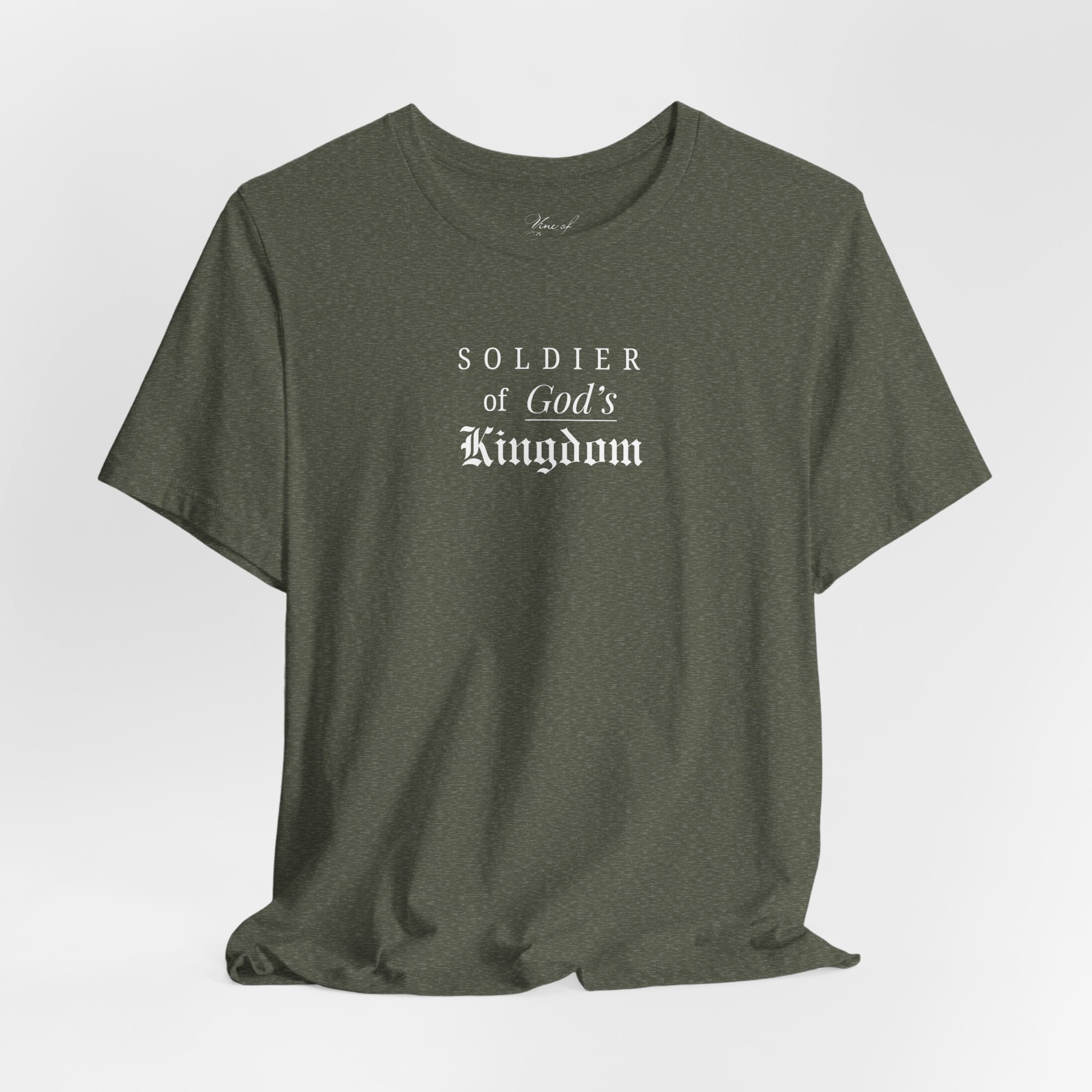 Soldier of God's Kingdom T-Shirt | Christian Faith