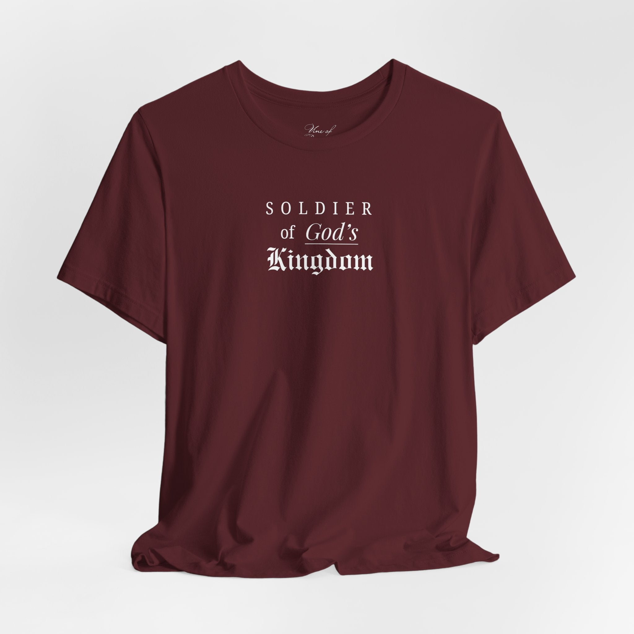 Soldier of God's Kingdom T-Shirt | Christian Faith