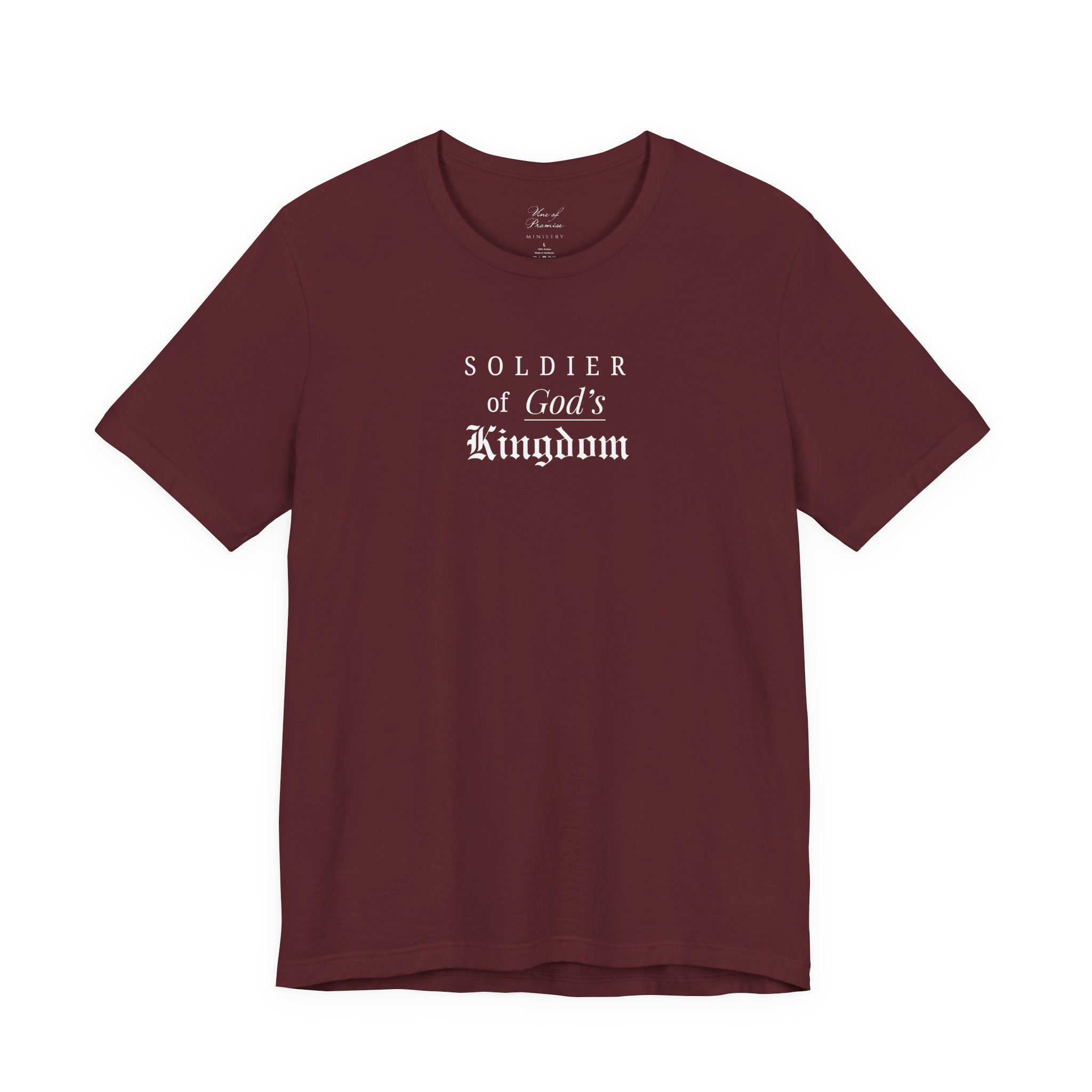 Soldier of God's Kingdom T-Shirt | Christian Faith