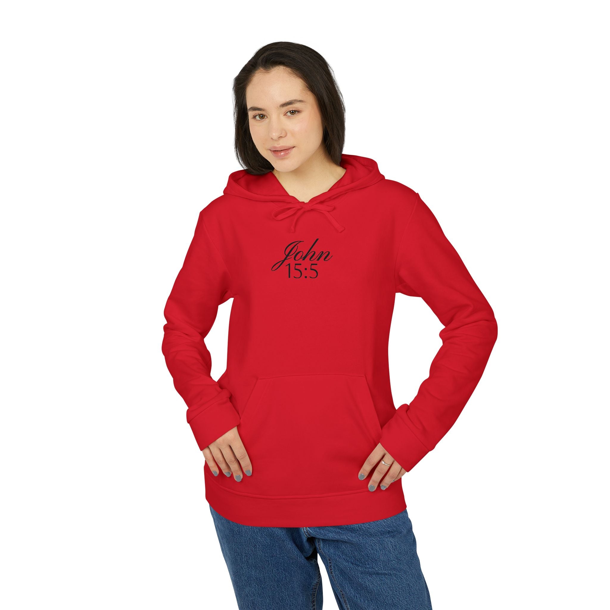 John 15:5' Hoodie — Adidas Fleece Pullover