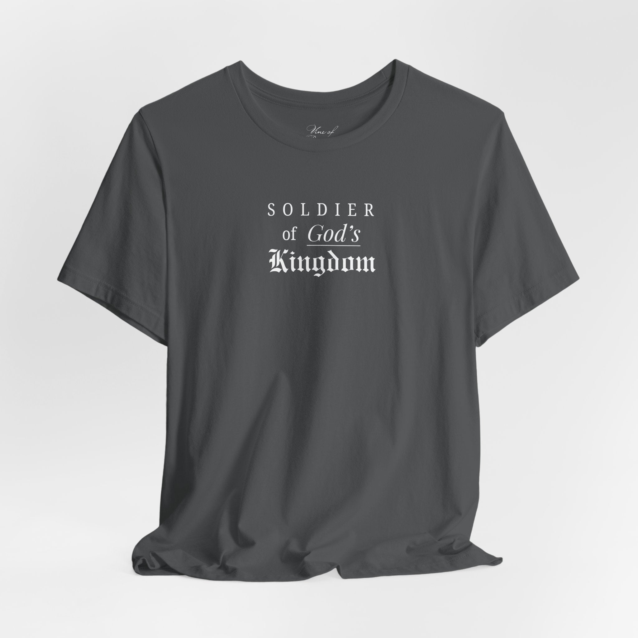 Soldier of God's Kingdom T-Shirt | Christian Faith