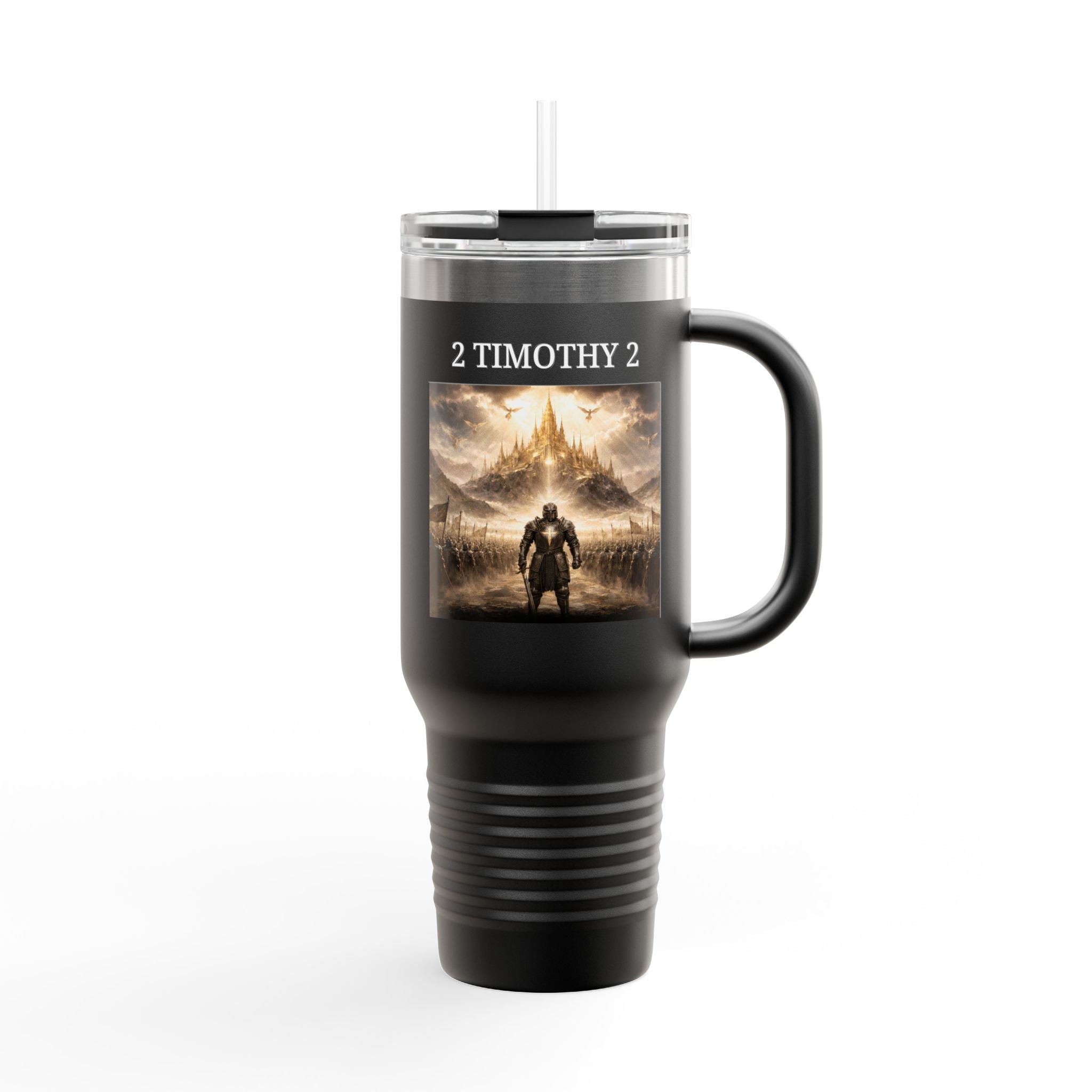 2 Timothy 2 40oz Travel Mug | Christian Faith Tumbler
