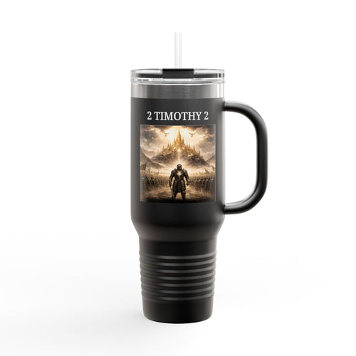 2 Timothy 2 40oz Travel Mug | Christian Faith Tumbler