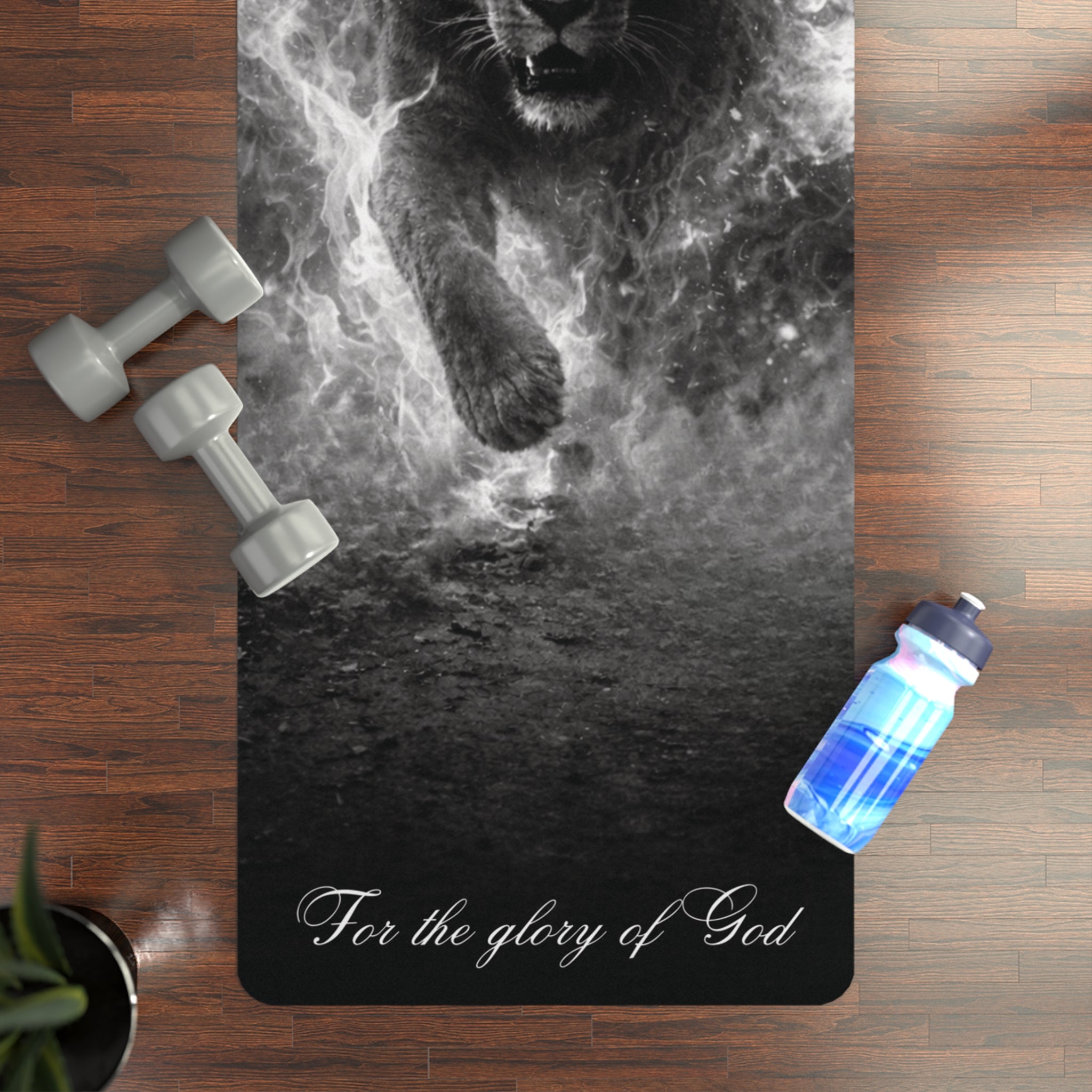 Women Who War Training Mat - Prayer, Faith, Fitness Mat
