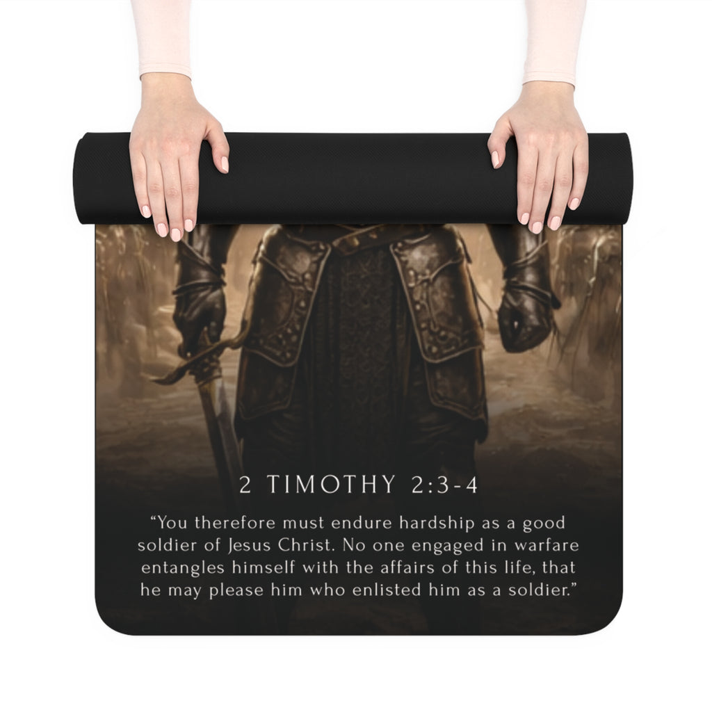 Soldier Prayer Mat - Prayer, Faith Fitness Mat