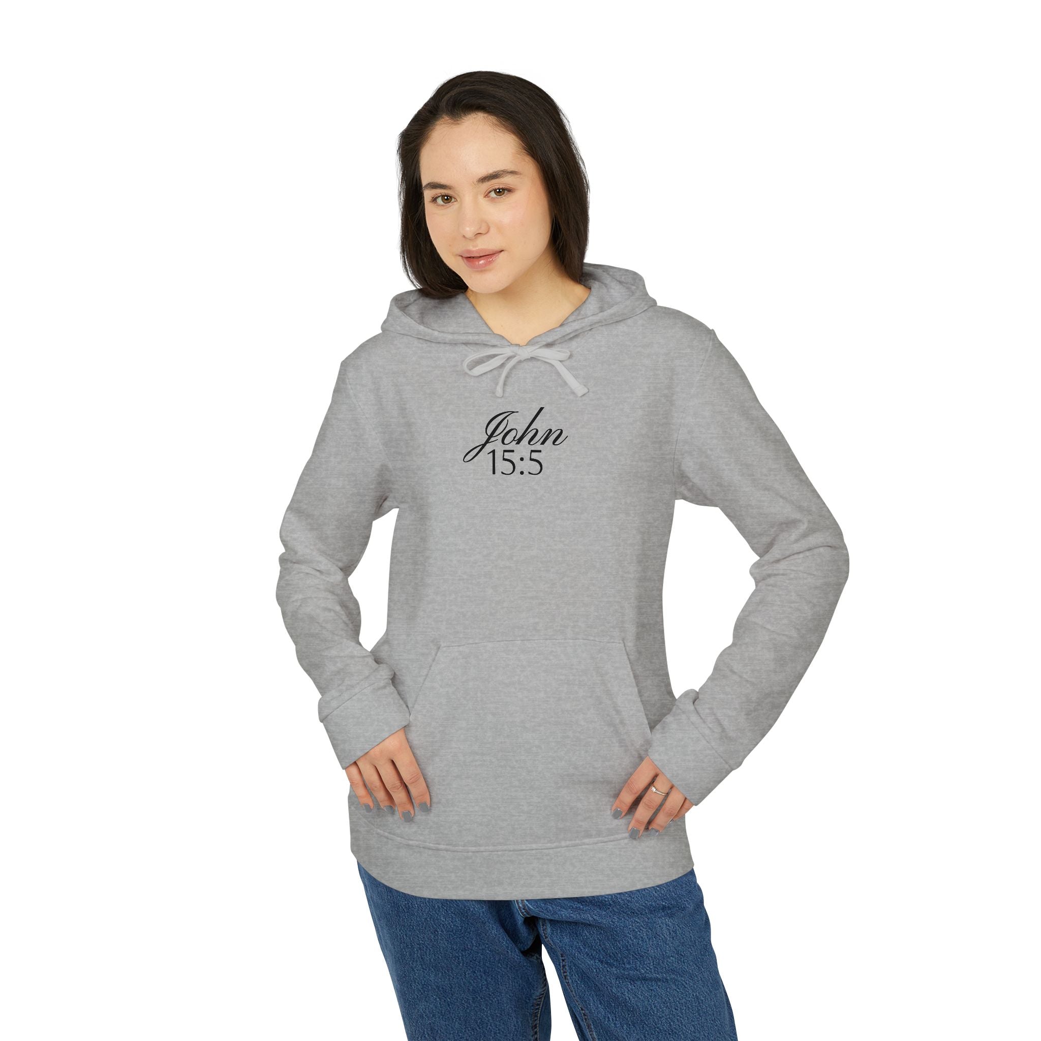 John 15:5' Hoodie — Adidas Fleece Pullover