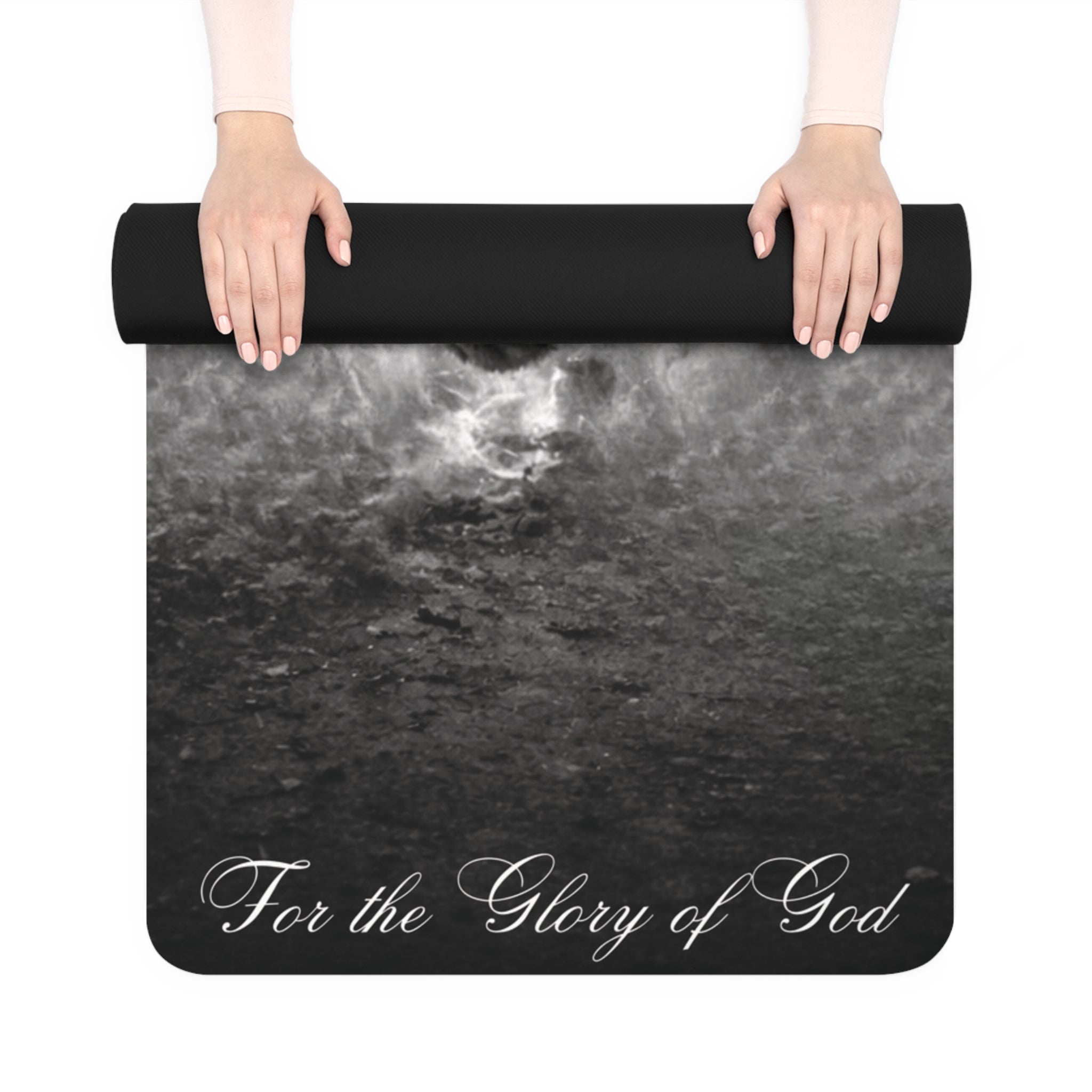 v2. Women Who War Training Mat - Prayer, Faith Fitness Mat
