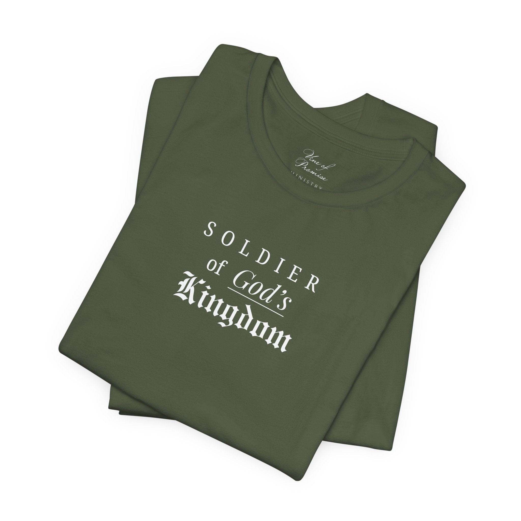 Soldier of God's Kingdom T-Shirt | Christian Faith