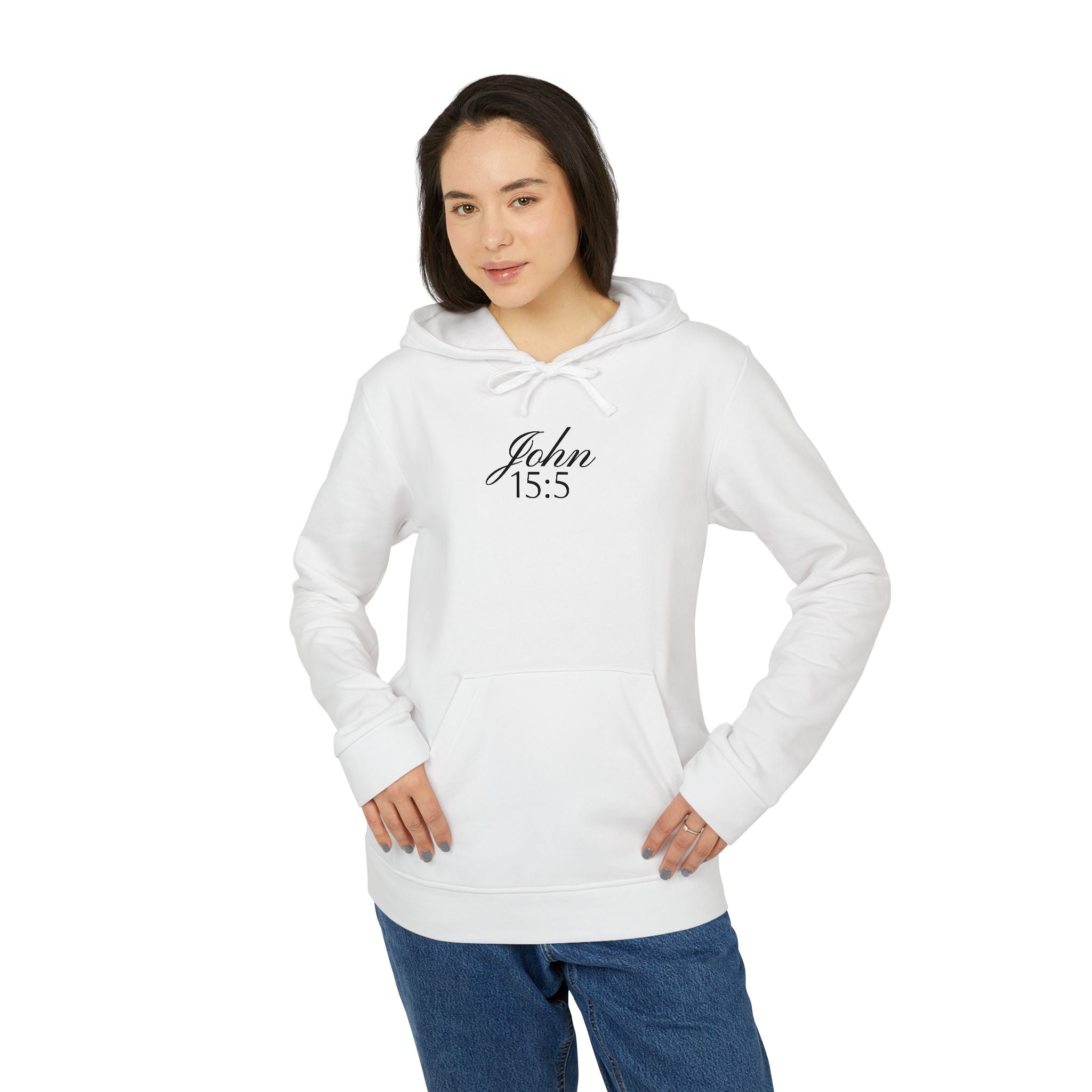 John 15:5' Hoodie — Adidas Fleece Pullover