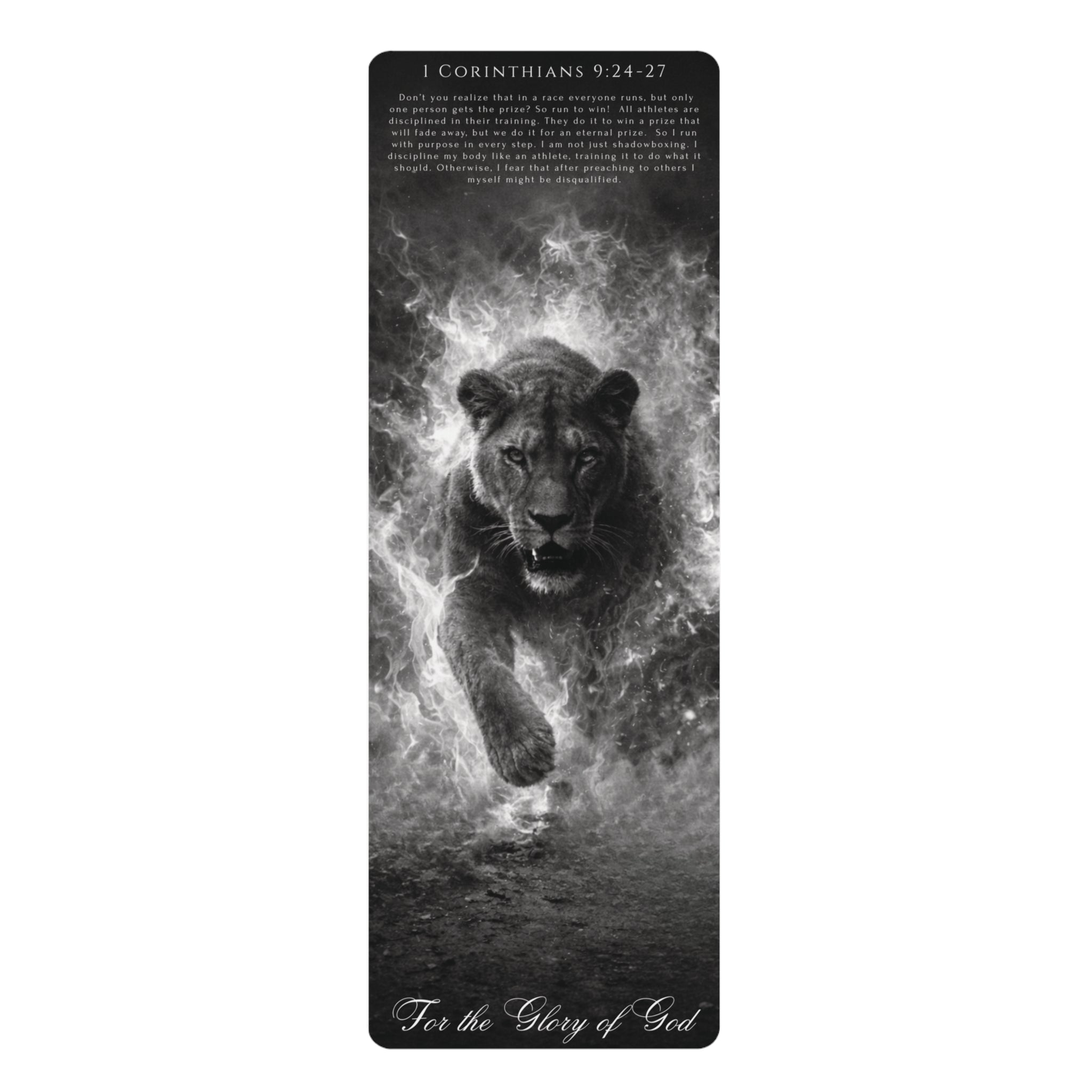 v2. Women Who War Training Mat - Prayer, Faith Fitness Mat