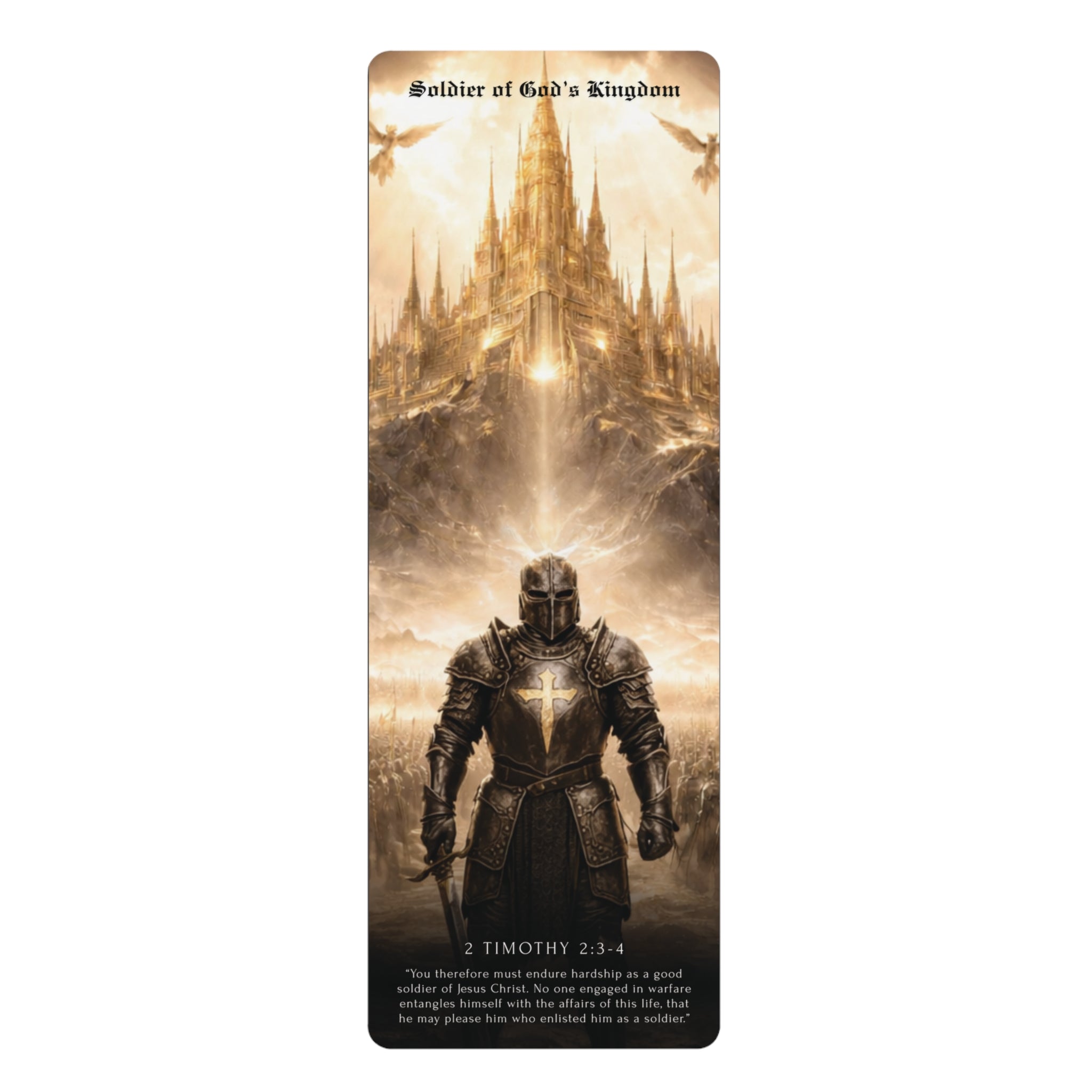 Soldier Prayer Mat - Prayer, Faith Fitness Mat
