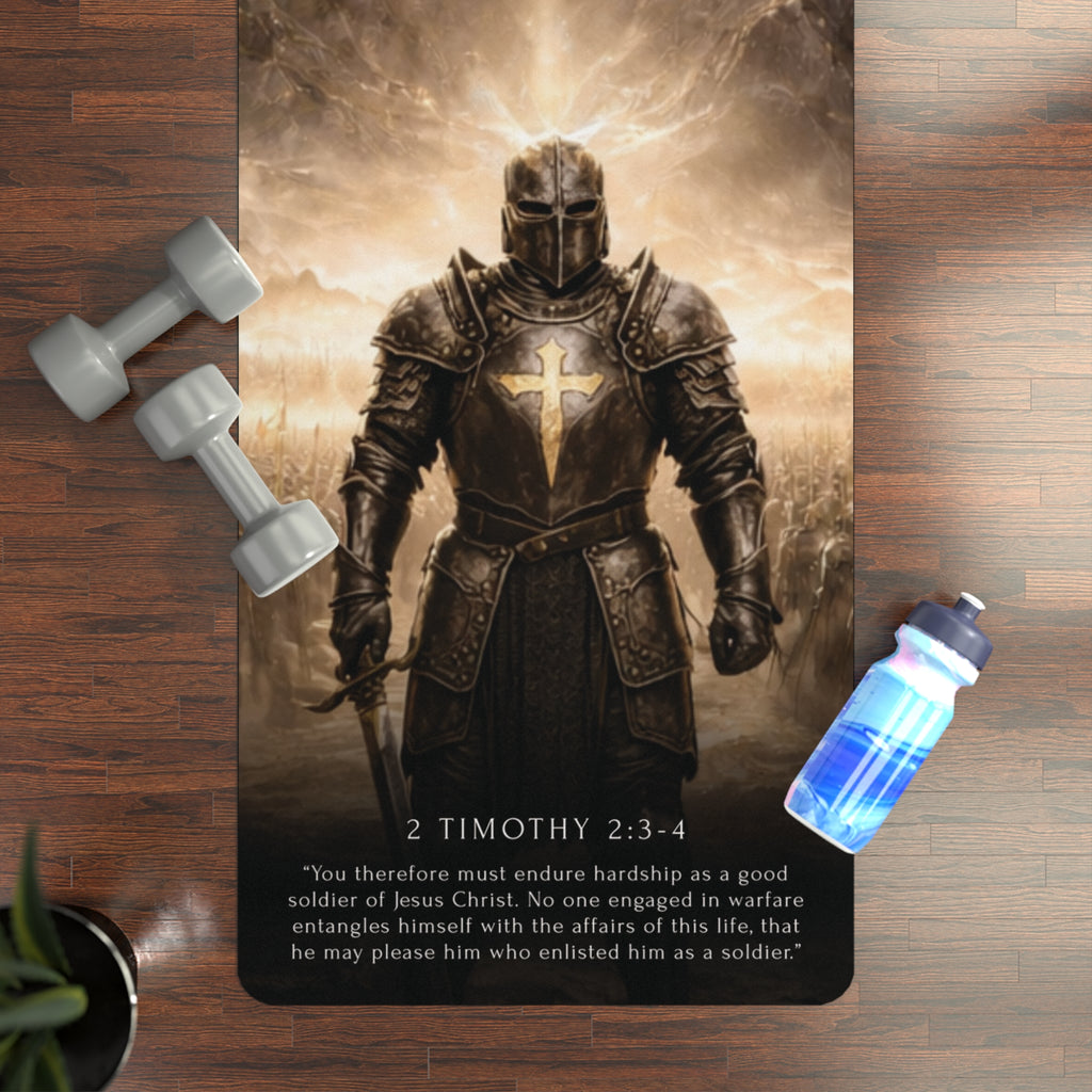 Soldier Prayer Mat - Prayer, Faith Fitness Mat