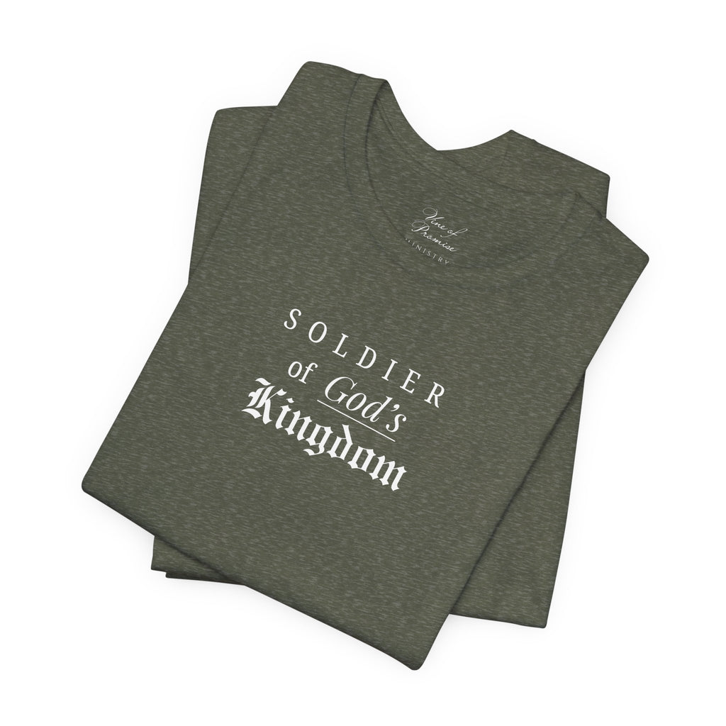 Soldier of God's Kingdom T-Shirt | Christian Faith